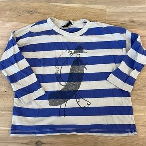 Bobo choses long sleeve tee size 4/5